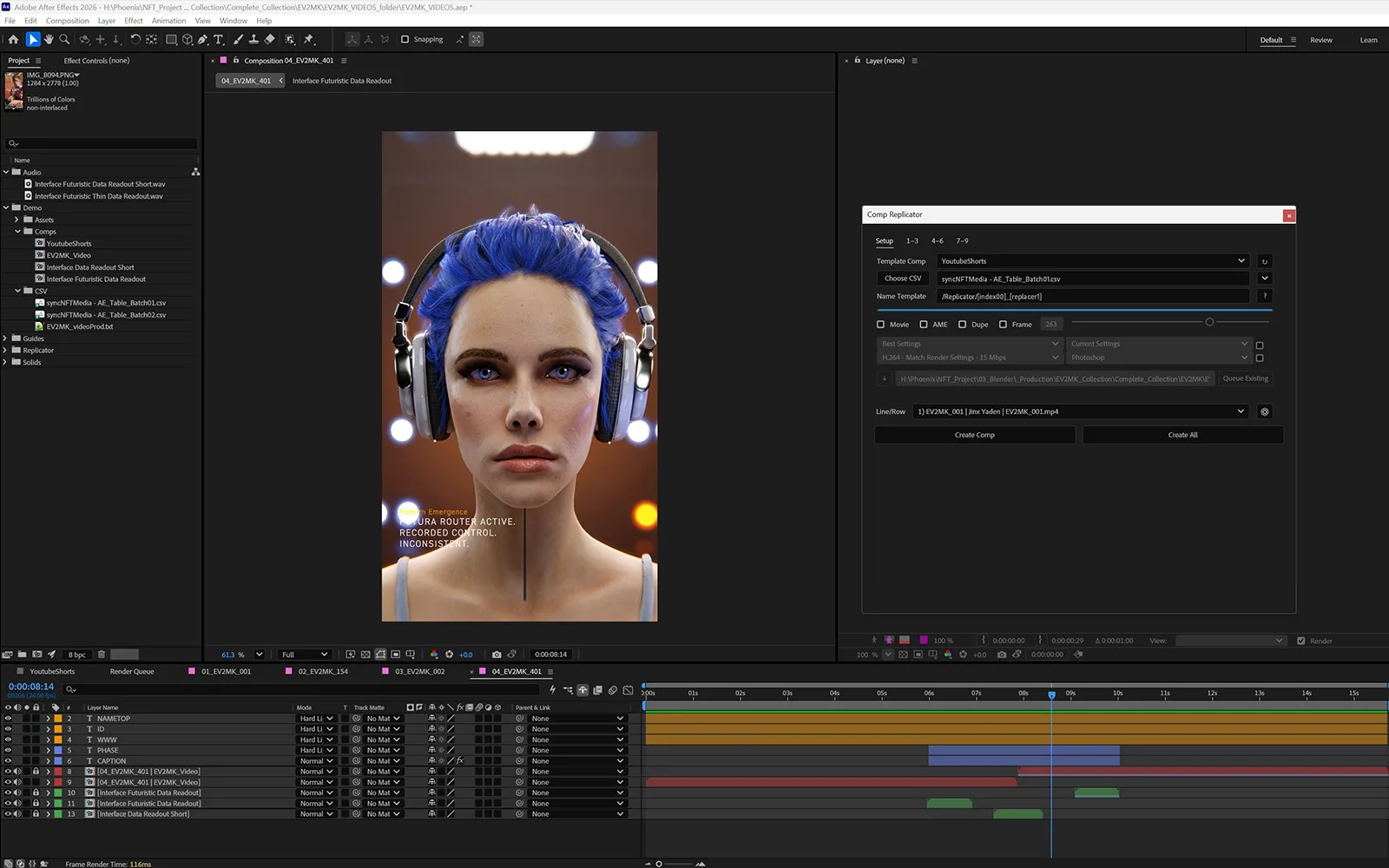 Render-to-Video Pipeline — 3D Asset Automation + Scalable Motion System — hero